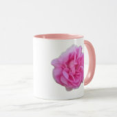 belle tasse avec rose naturel (Devant droit)
