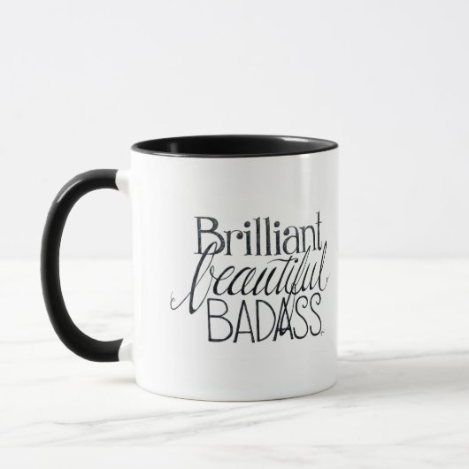 Belle tasse brillante de Badass (Gauche)