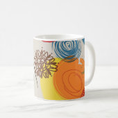 Belle tasse de café Abstraite à griffes (Devant droit)