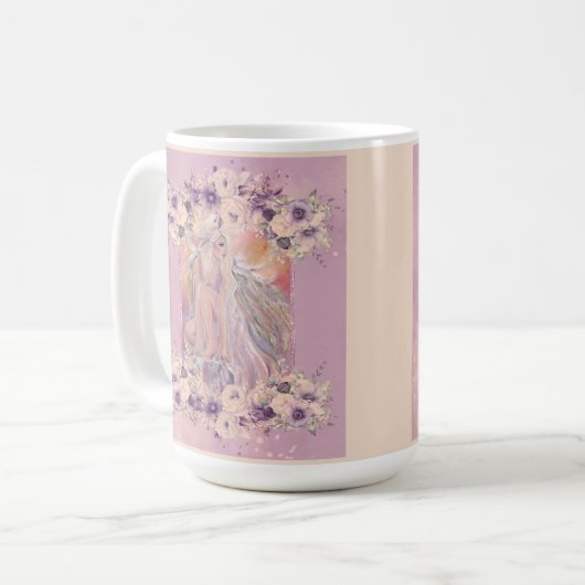 Belle tasse de café Angel sunrise par Renee (Devant gauche)