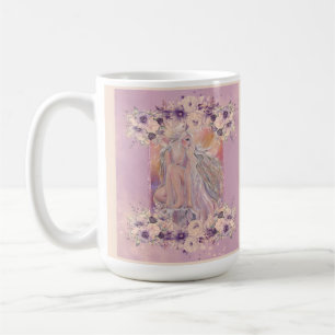 Belle tasse de café Angel sunrise par Renee