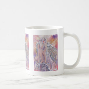 Belle tasse de café Angel sunrise par Renee