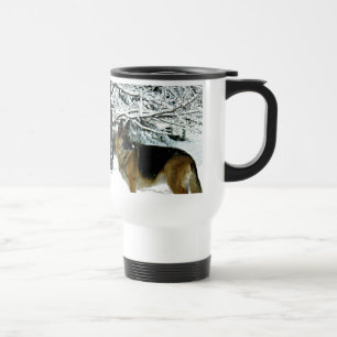 Belle tasse de café de banlieusard de berger