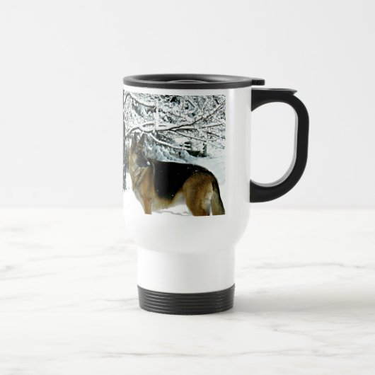 Belle tasse de café de banlieusard de berger (Droite)