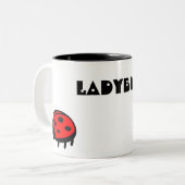 Belle tasse de café de coccinelle (Devant gauche)