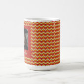Belle Tasse de Café Diplômée avec Impression Zigza (Centre)
