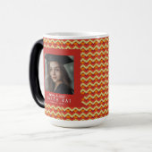 Belle Tasse de Café Diplômée avec Impression Zigza (Devant gauche)