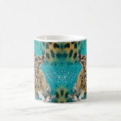 Belle tasse de café Leopard Cat, Coupe (Centre)