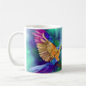 Belle tasse de café perroquet couleur (Gauche)