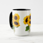 Belle Tasse de café tournesol (Devant gauche)