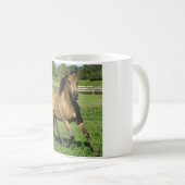Belle tasse de cheval de peau de daim (Devant droit)
