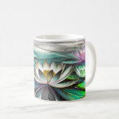 Belle tasse de fleurs de Lotus (Devant droit)