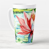 Belle tasse de latte de lys (Angle gauche)