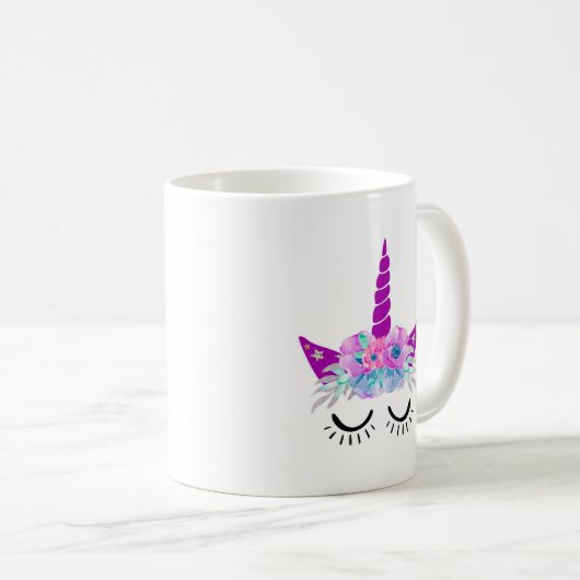 Belle tasse de licorne (Devant droit)