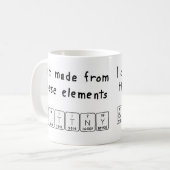 Belle tasse de nom de table périodique (Devant gauche)