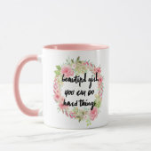 Belle tasse de rose de rose de 4h13 de (Gauche)