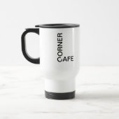 Belle tasse de voyage CAFE CORNER. (Gauche)