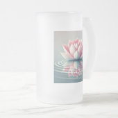 Belle tasse design lotus (Devant droit)