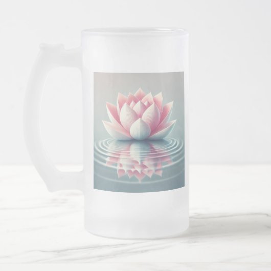 Belle tasse design lotus (Gauche)
