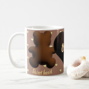 Belle tasse d'ours au chocolat