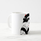 Belle tasse élégante de classique de geisha (Devant gauche)