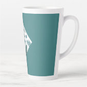 Belle tasse en latte feuille tendance (Droite)