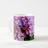 Belle tasse fleurie 11 oz avec oeuvres d'art lilas (Devant gauche)