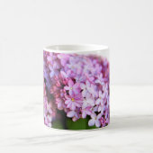 Belle tasse fleurie 11 oz avec oeuvres d'art lilas (Centre)