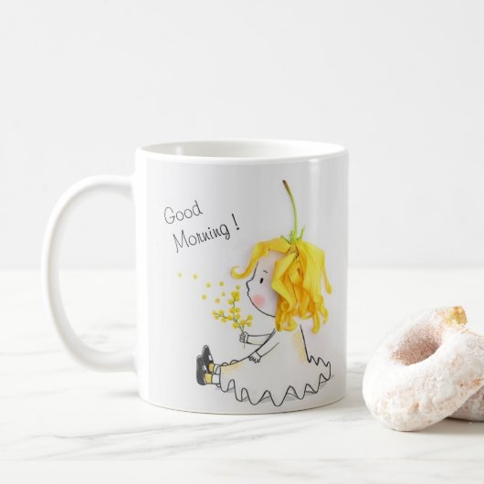 Belle tasse matinale (Avec donut)