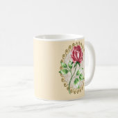Belle tasse personnalisée Red Rose (Devant droit)