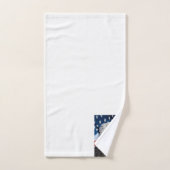 Belle tête d'aigle chauve et un drapeau américain  (Serviette à main)