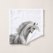 Belle tête de cheval (Gant de toilette)