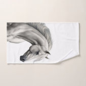 Belle tête de cheval (Serviette à main)