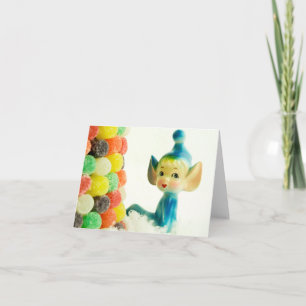 Belle the Pixie Elf Feestdagen Kaart