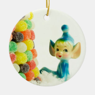 Belle the Pixie Elf Keramisch Ornament