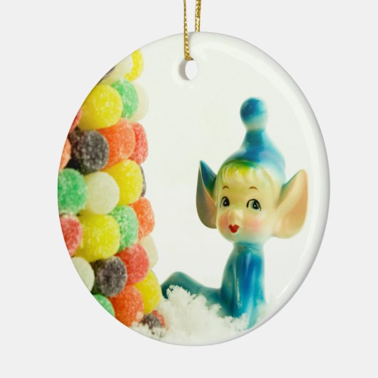Belle the Pixie Elf Keramisch Ornament (Links)