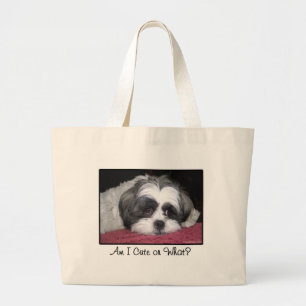 Belle the Shih Tzu Dog Grote Tote Bag