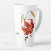 Belle Tigre Rouge Lily Floral Coffee Mug (Angle droit)