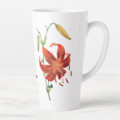 Belle Tigre Rouge Lily Floral Coffee Mug (Droite)