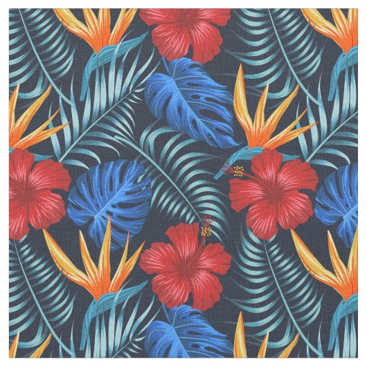 Belle Tissu Tropical Vibrant (Fermer)