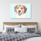 Belle toile Beagle dessinée à la main (Insitu(Chambre))