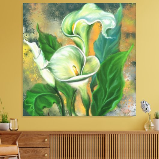Belle toile Calla Lily Imprimer (Insitu(Salon))