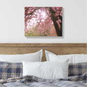 Belle Toile En Fleur D'Arbre Rose. (Insitu(Chambre))