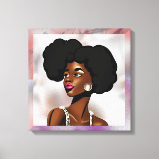 Belle toile femme africaine