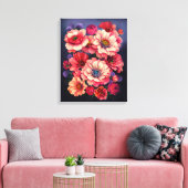 Belle toile FloreÉtitrée Impression (Insitu(Salon))