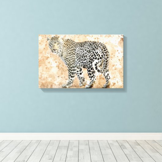 Belle toile - Leopard (Insitu (Plancher de Bois))