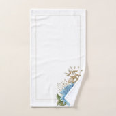 Belle Tournesol Bleu (Serviette à main)