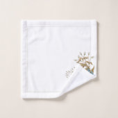 Belle Tournesol Bleu (Gant de toilette)