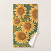 Belle Tournesol Collection Moderne (Serviette à main)