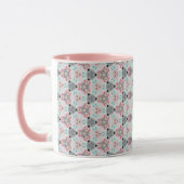 Belle, Tranquille, Retro, Motif De Café Mug (Gauche)